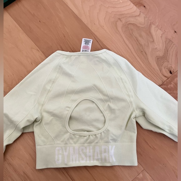GYMSHARK flex sport long sleeved crop top NWOT - Picture 4 of 8